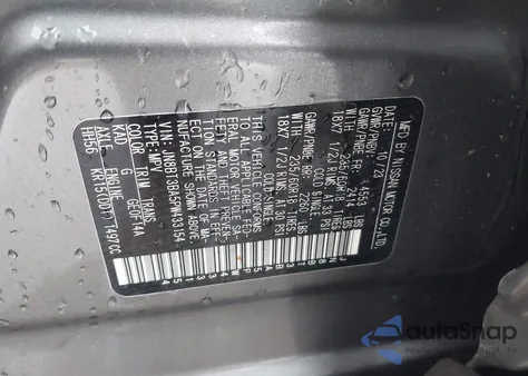 2023 Nissan Rogue Sv Fwd z USA, uszkodzony, nr VIN JN8BT3BA5PW433154